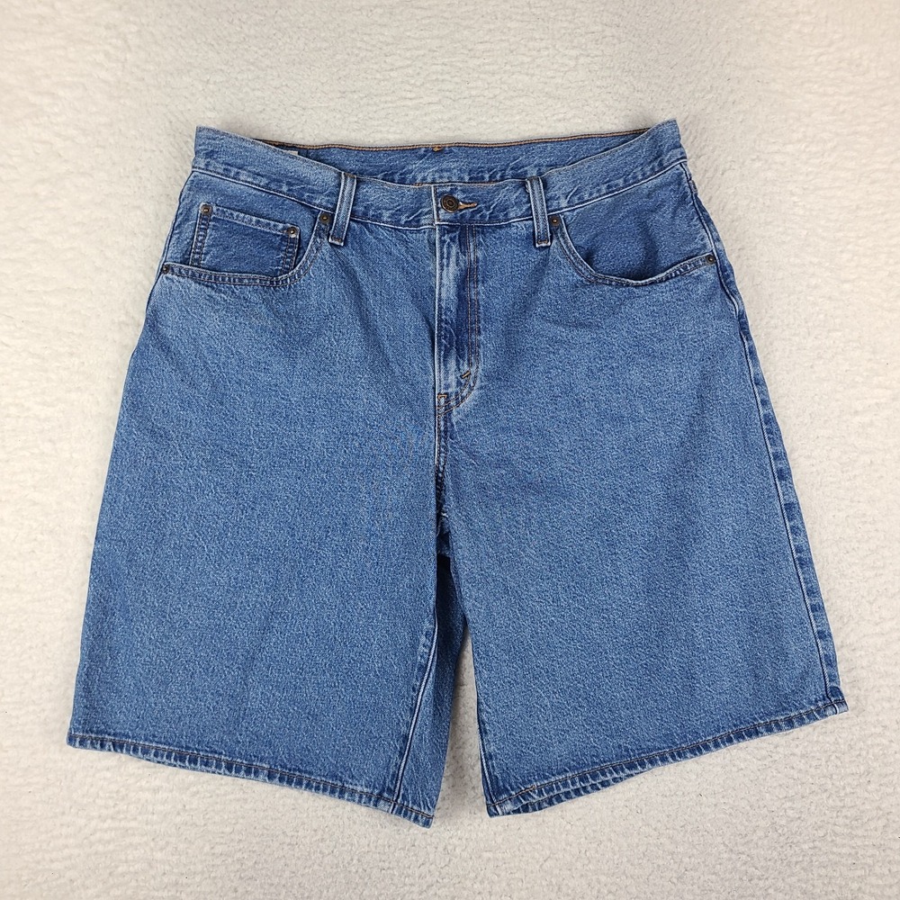 Levi's Premium Jean Shorts Womens 31 Bermuda 11" Inseam Blue 100% Cotton Denim